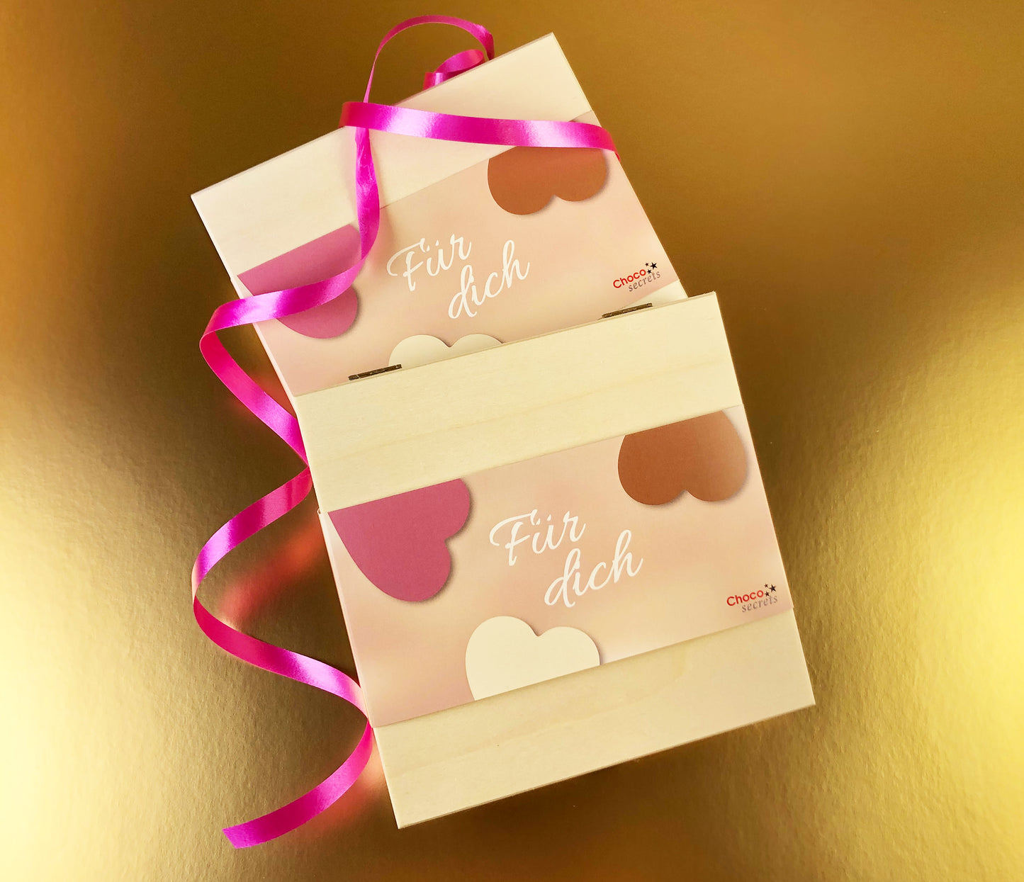 Caja corazón de chocolate - para ti -