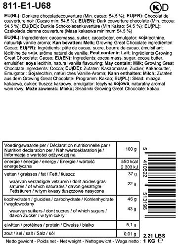 Callebaut Select Dark 54,5% Schokolade 811 Callets 1 kg