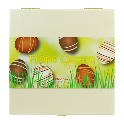 Caja de Huevos de Trufa Felices Pascuas