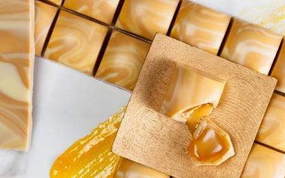 Callebaut Gold 30,4% Finest Belgian Caramel Chocolate Chips 1 kg, dans un sac refermable